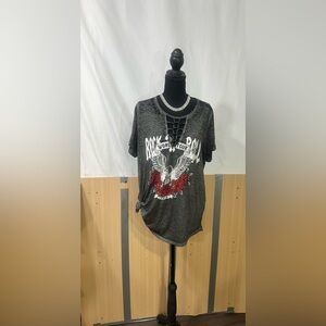 World Tour Graphic Tee - Charcoal